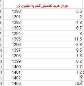 رشد ۲۵۰ درصدی نرخ خرید تضمینی گندم در دولت سیزدهم