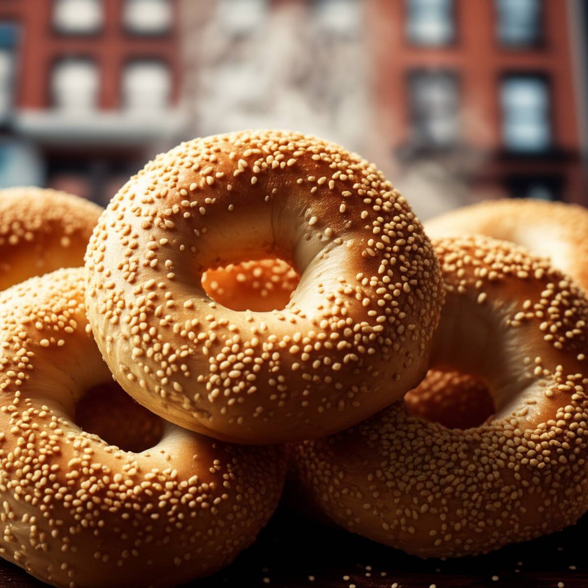 بیگل های Saint-Viateur Bagels در مونترال، کبک