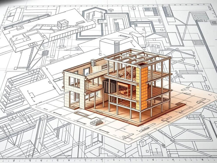آموزش دوره جامع محاسبات ساختمان : ترسیم نقشه اجرایی فاز 2 سازه به کمک نرم افزار AutoCAD
