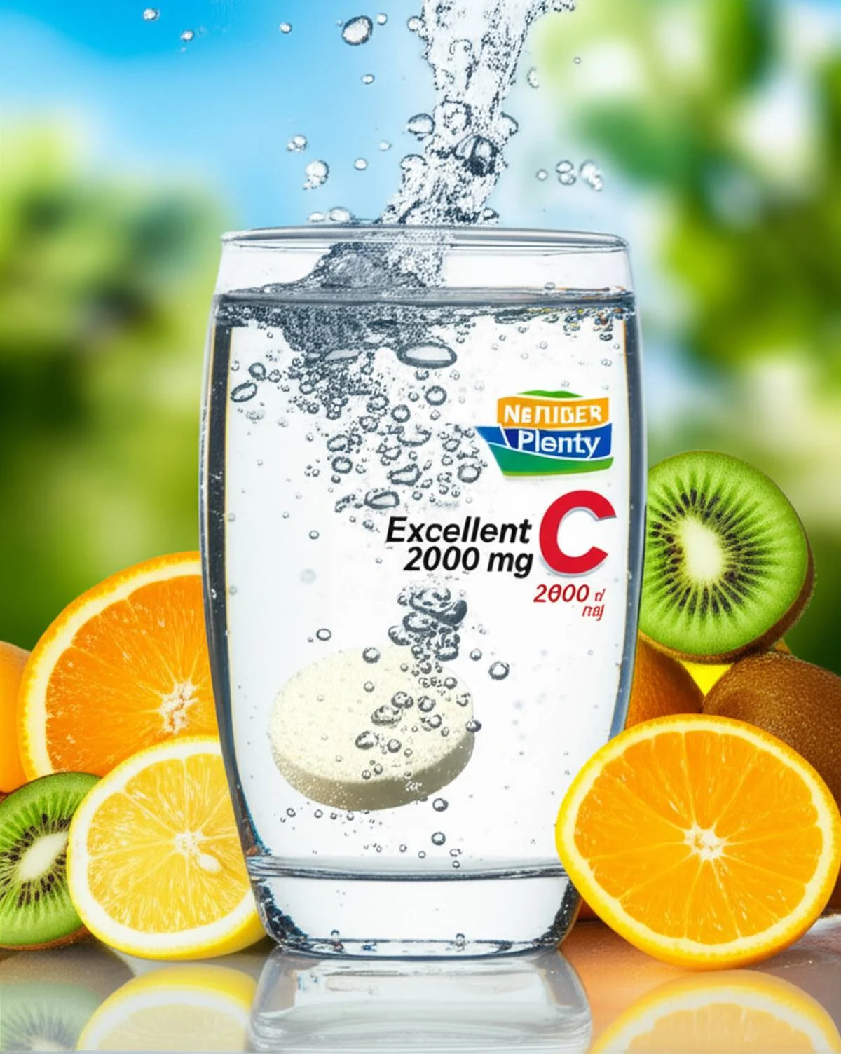 قرص جوشان اکسلنت C 2000 میلی گرم نیچرز پلنتی | ویژگی ها و مزایا