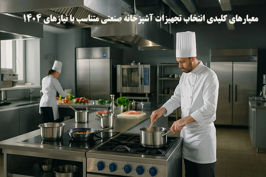 آشپزخانه | صنعت معیارهای کلیدی انتخاب تجهیزات آشپزخانه صنعتی