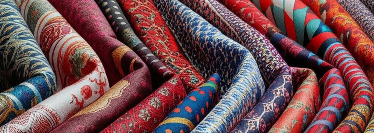 پارچه های طرح دار: انواع، راهنمای خرید و ترندهای جدید