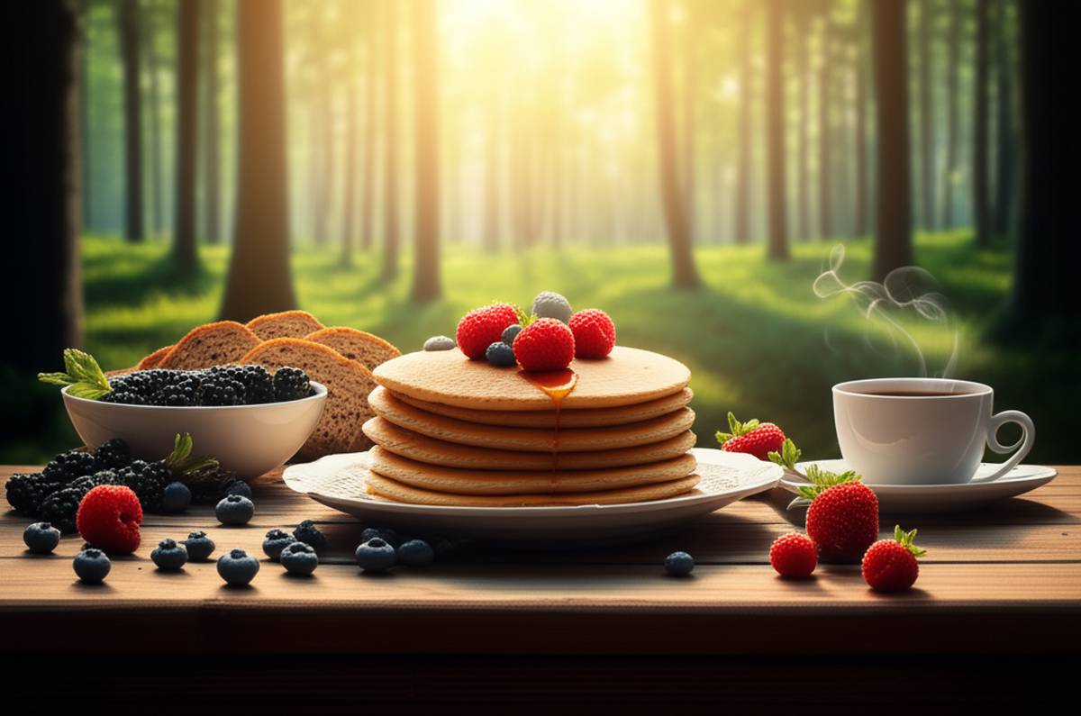 ۱۰ پیشنهاد غذا برای صبحانه در طبیعت: ساده و مقوی