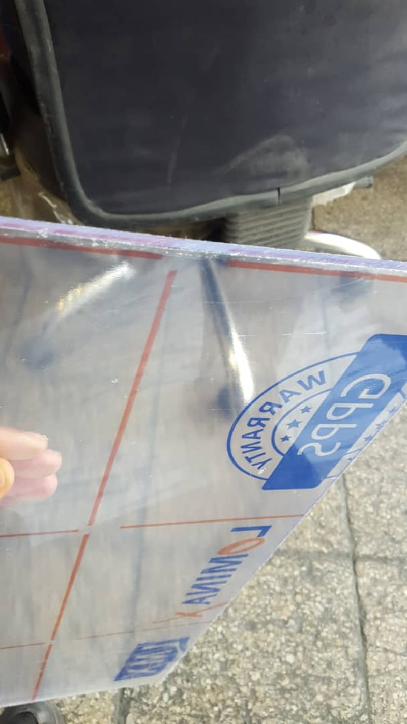 ورق پلی کربنات دودی بازیافتی (دست دوم)