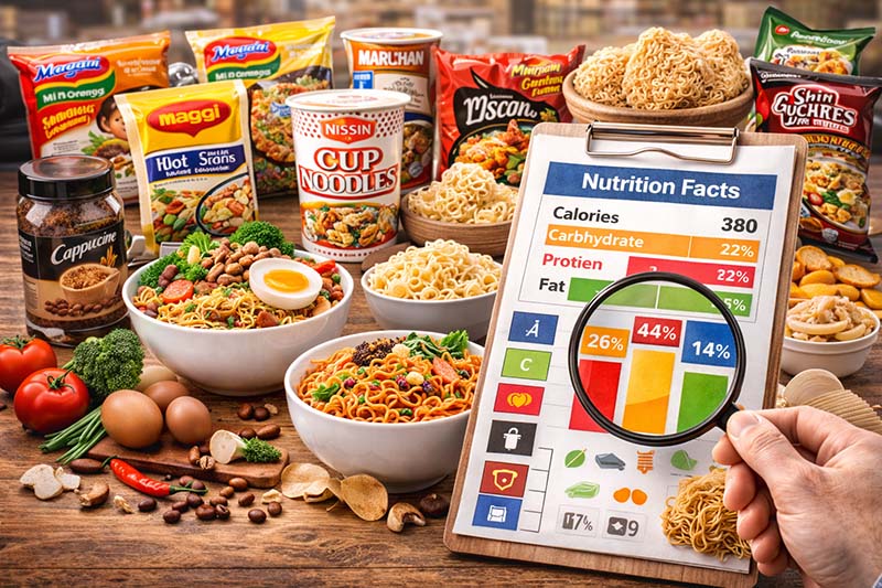 آشپزی | تغذیه ارزش غذایی نودل و بررسی انواع آن