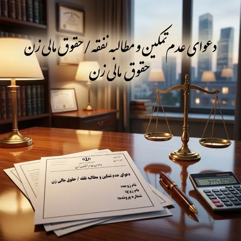 دعوای عدم تمکین و مطالبه نفقه؛ راهکار قانونی برای احقاق حقوق مالی زن در دادگاه