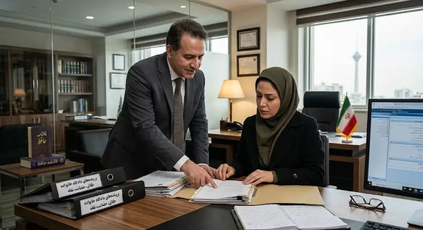 دعوای عدم تمکین و مطالبه نفقه در دادگاه خانواده اصفهان